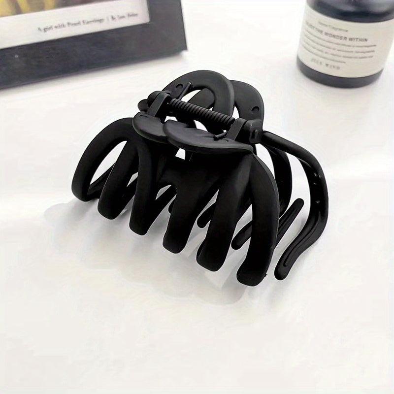 Matte Large Hair Claw Style Shark Claw Ponytail Holder Hair Clip