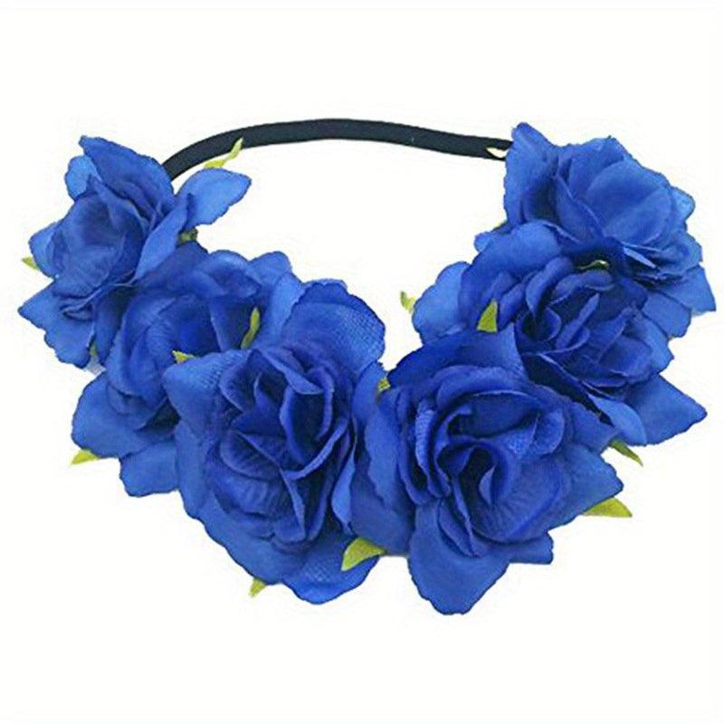 Simulation Flower Hair Band Hawaii Headdress for Party Wedding