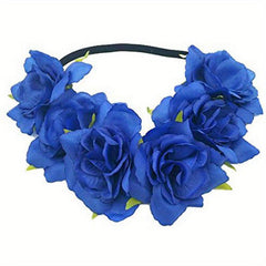 Simulation Flower Hair Band Hawaii Headdress for Party Wedding