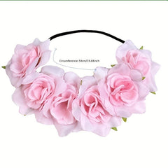 Simulation Flower Hair Band Hawaii Headdress for Party Wedding