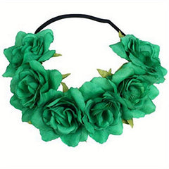 Simulation Flower Hair Band Hawaii Headdress for Party Wedding
