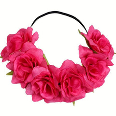 Simulation Flower Hair Band Hawaii Headdress for Party Wedding