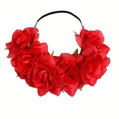 Simulation Flower Hair Band Hawaii Headdress for Party Wedding