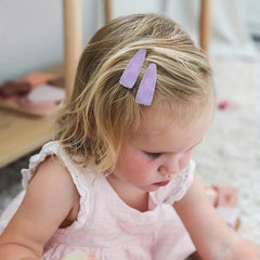20 Pcs Floral Print Toddler Hair Clips Non Slip Snap Clips Kids Hair Accessories