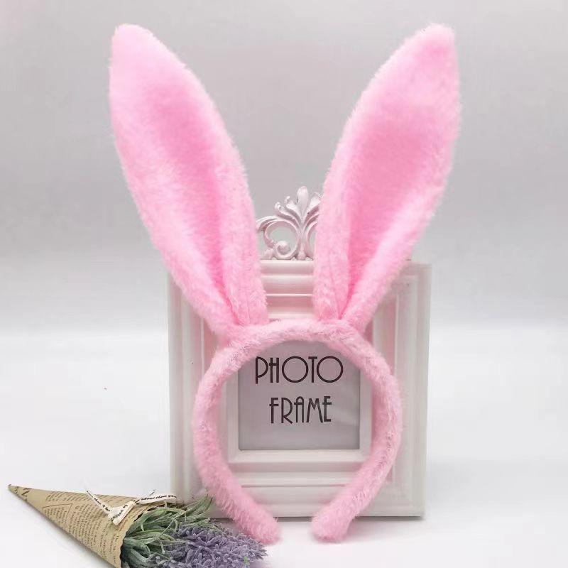 Rabbit Ears Plush Headband Easter Party Favor Hairband Cosplay Costumes