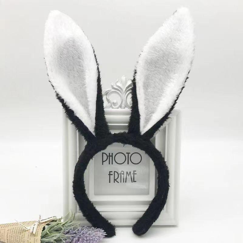 Rabbit Ears Plush Headband Easter Party Favor Hairband Cosplay Costumes