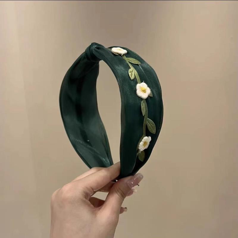 Wide Brimmed Hair Hoop Lily Flower Sweet Headband Hair Accessories