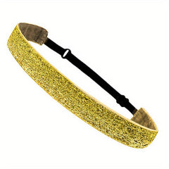 Adjustable Glitter Elastic Headbands Wide Sweatbands Hair Accessories Women Girl
