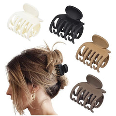 4pcs Small Hair Claw Clip Matte Non-slip Short Hair Accessories