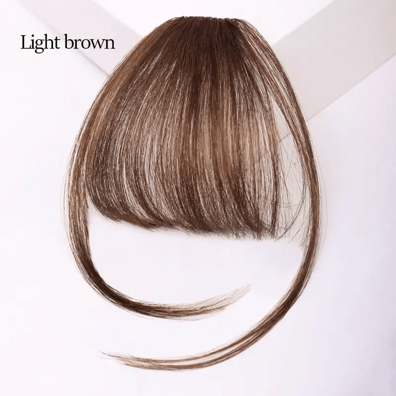 Synthetic Clip In Air Bangs Fringe Hair Extensions for Women Girls