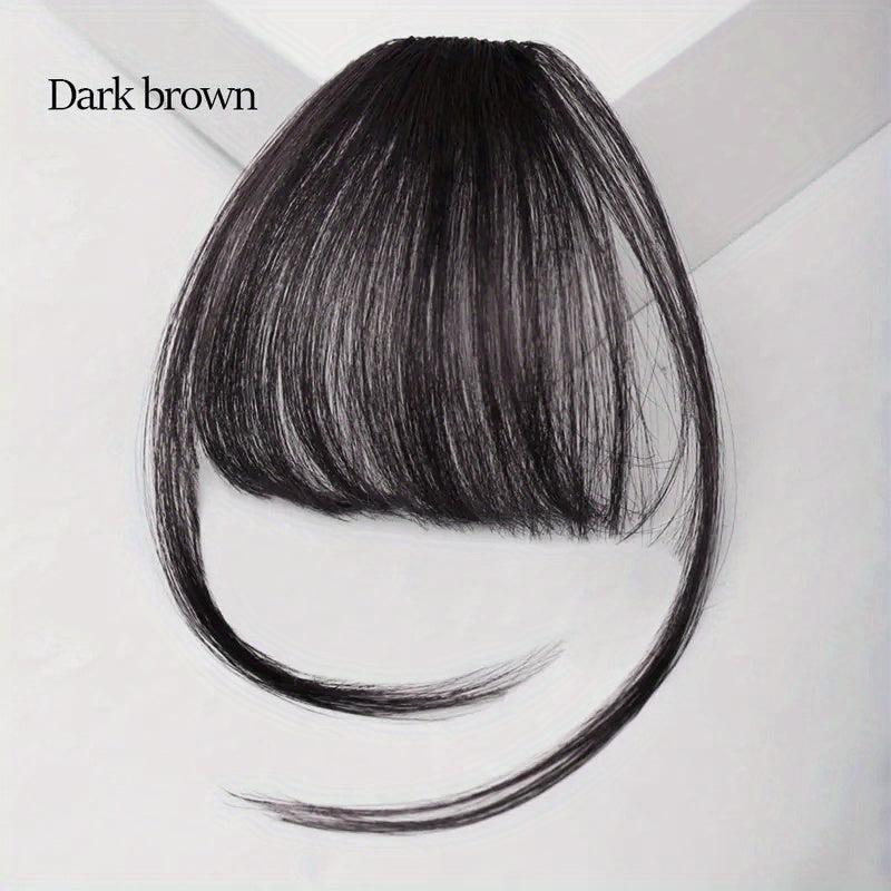 Synthetic Clip In Air Bangs Fringe Hair Extensions for Women Girls