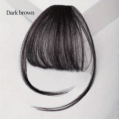 Synthetic Clip In Air Bangs Fringe Hair Extensions for Women Girls