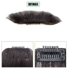 Synthetic Clip In Air Bangs Fringe Hair Extensions for Women Girls