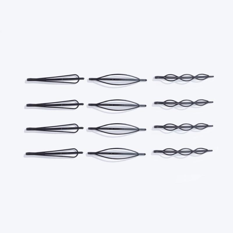Geometric Metal Hair Clips Set Minimalist Hair Styling Jewelry for Women