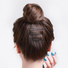 Geometric Metal Hair Clips Set Minimalist Hair Styling Jewelry for Women