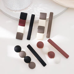 Vintage Geometric Hair Clips Metal Hair Pin for Women Girls