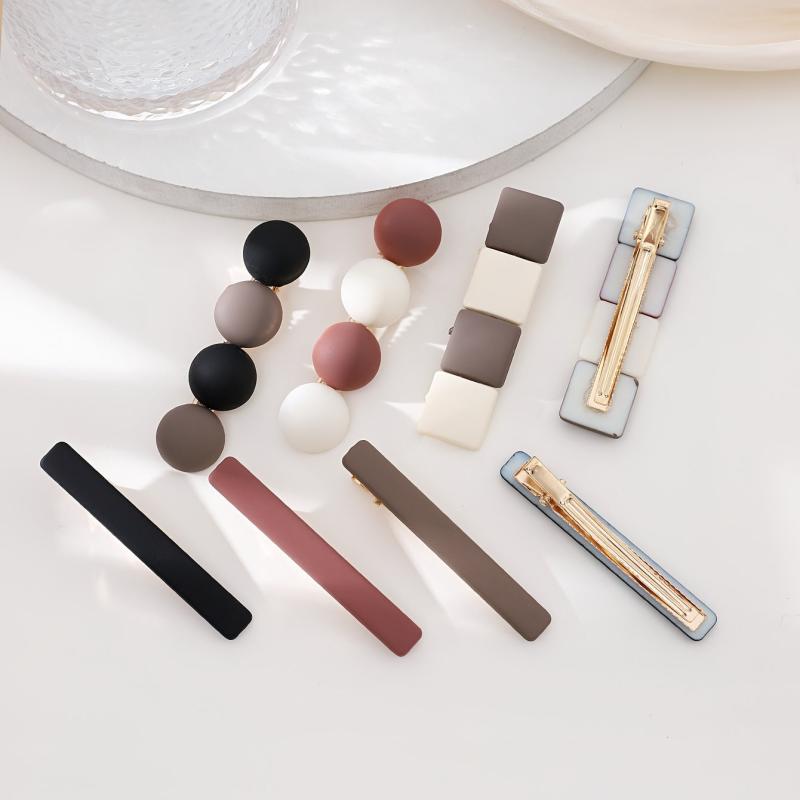 Vintage Geometric Hair Clips Metal Hair Pin for Women Girls