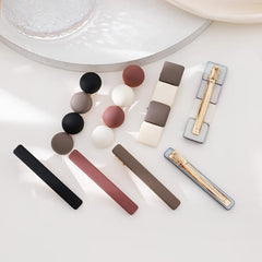 Vintage Geometric Hair Clips Metal Hair Pin for Women Girls