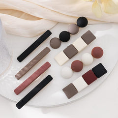 Vintage Geometric Hair Clips Metal Hair Pin for Women Girls