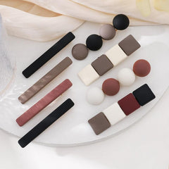 Vintage Geometric Hair Clips Metal Hair Pin for Women Girls