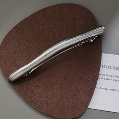 Silvery Alloy Hair Clip Duck Billed Style Hair Accessories Women