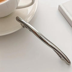 Silvery Alloy Hair Clip Duck Billed Style Hair Accessories Women