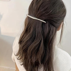 Silvery Alloy Hair Clip Duck Billed Style Hair Accessories Women