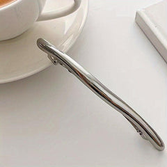 Silvery Alloy Hair Clip Duck Billed Style Hair Accessories Women