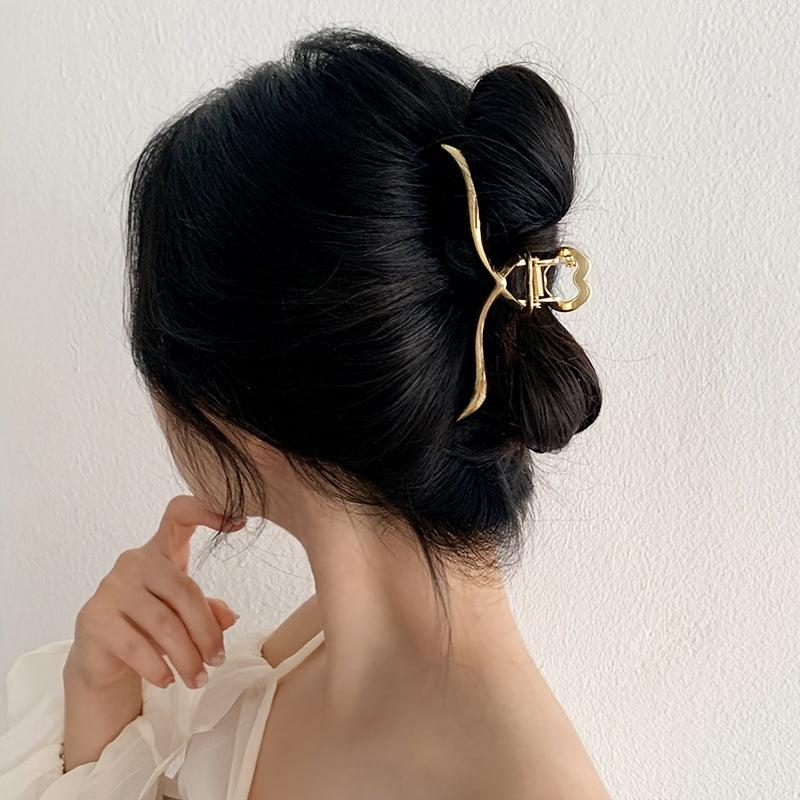 Metal Hair Claw Clips Non Slip Strong Hold Grip Hair Jaw Clip