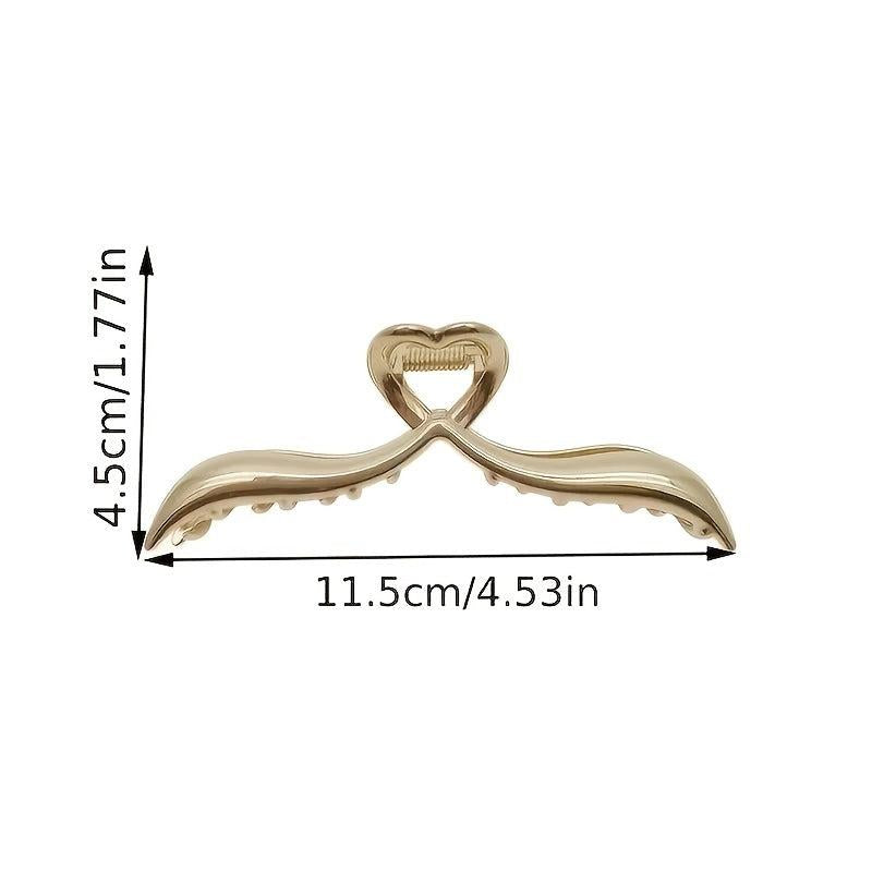 Metal Hair Claw Clips Non Slip Strong Hold Grip Hair Jaw Clip