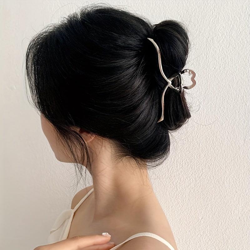 Metal Hair Claw Clips Non Slip Strong Hold Grip Hair Jaw Clip