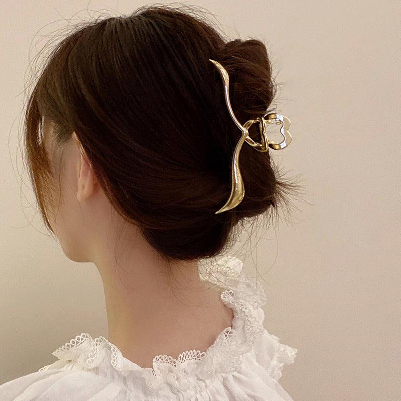 Metal Hair Claw Clips Non Slip Strong Hold Grip Hair Jaw Clip