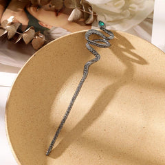 Vintage Metal Snake Hairpin Animal Hairpin Alloy Hair Pin Chignon Hair Accessori