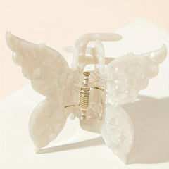 Y2K Acetate Butterfly Hair Claw Clip Gradient Shark Claws Ponytail Holder
