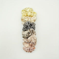 12 Pcs Satin Hair Scrunchies Soft Style Hair Ring Hair Tie