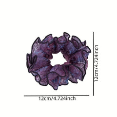 Solid Mesh Hair Rope Ponytail Holder Hair Accessories For Women Girls
