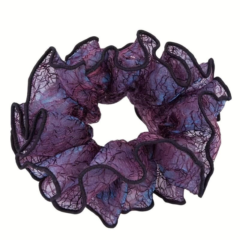Solid Mesh Hair Rope Ponytail Holder Hair Accessories For Women Girls
