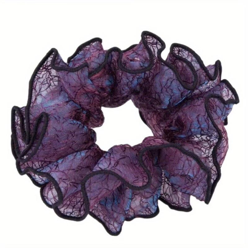 Solid Mesh Hair Rope Ponytail Holder Hair Accessories For Women Girls