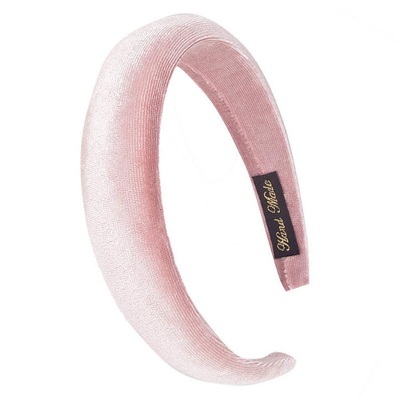 Velvet Padded Headband Vintage Hair Accessory Women