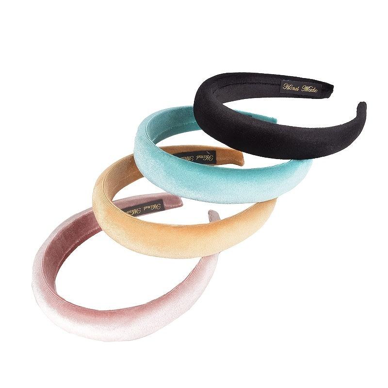 Velvet Padded Headband Vintage Hair Accessory Women