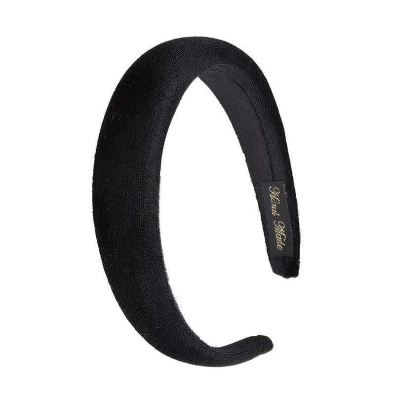 Velvet Padded Headband Vintage Hair Accessory Women