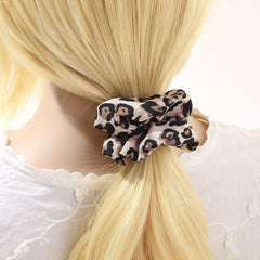9PCS Leopard Pattern Versatile Headband Hair Tie Hair Rope Hair Accessories