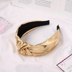 Cross Knotted Headband Wide Brimmed Head Hoop Hair Accessories