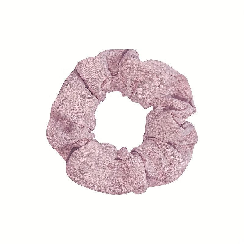 10 Pink Elastic Hair Ties All-match Hair Rope for Women Girls