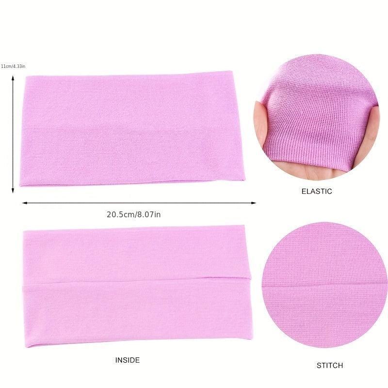 Women's Yoga Wide Brim Headband Turban Lady Elastic Sport Hair Band