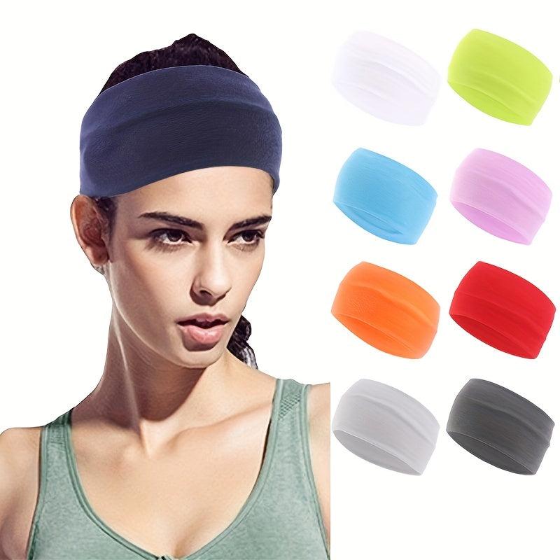 Women's Yoga Wide Brim Headband Turban Lady Elastic Sport Hair Band