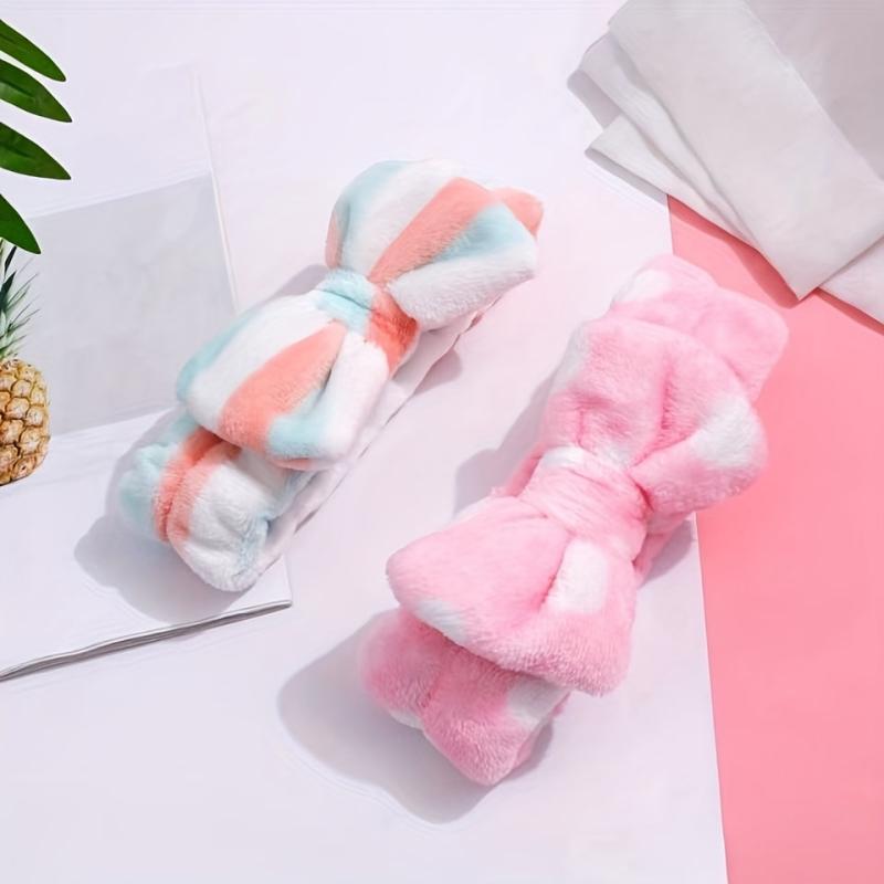 Coral Fleece Headband Bowknot Plush Headband Hair Accessories Women
