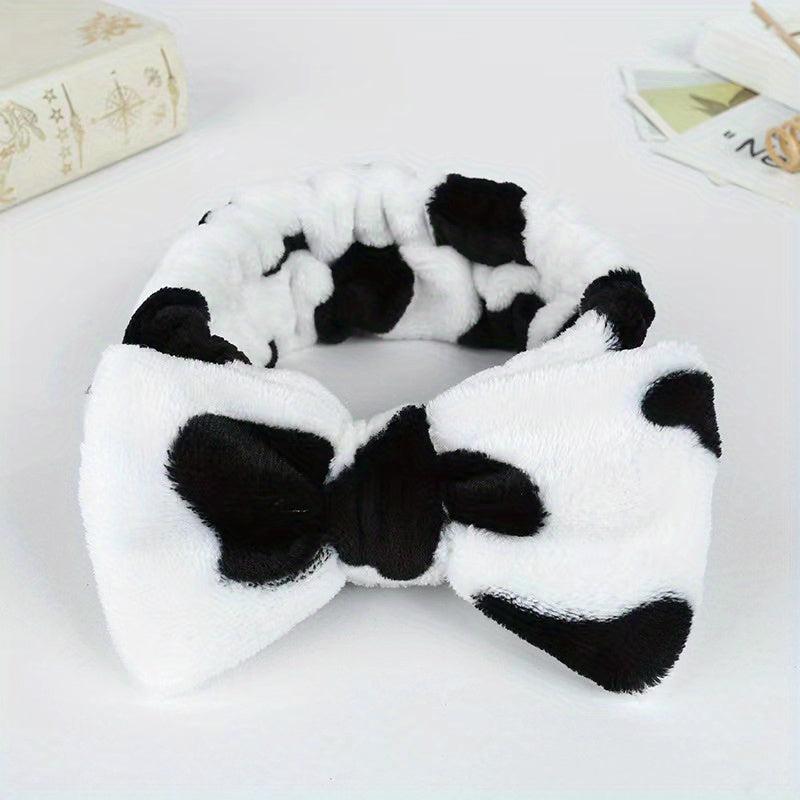 Coral Fleece Headband Bowknot Plush Headband Hair Accessories Women