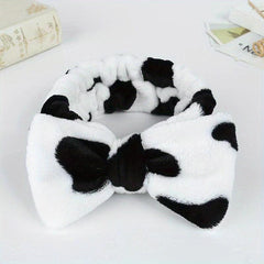 Coral Fleece Headband Bowknot Plush Headband Hair Accessories Women