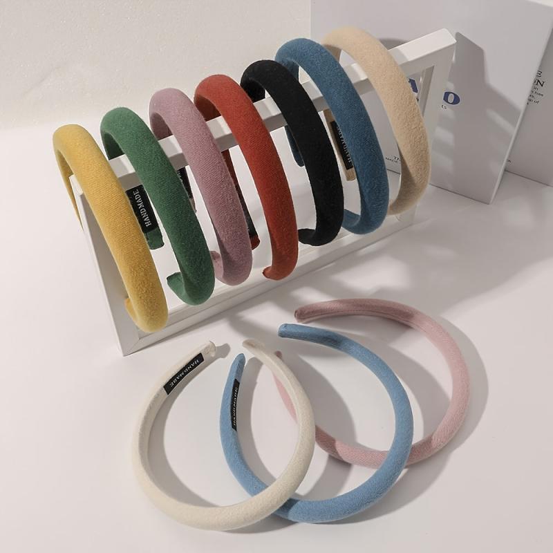 Soft Fabric Headband Hair Bands with Solid Colors